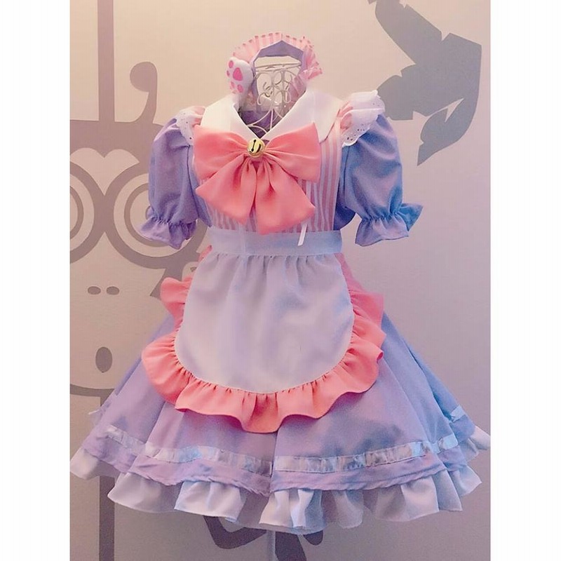 超可愛い❤ハロウィンメイド風ミニワンピース プリンセスコスプレ 超可愛い❤ハロウィンメイド風ミニワンピース プリンセス
