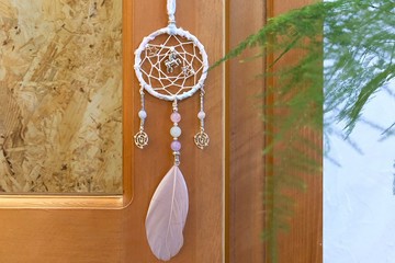 捕夢網掛飾 - 粉晶 / 紫晶 / 海藍寶吊飾