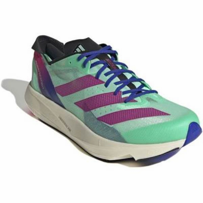 アディダス adidas ADIZERO TAKUMI SEN アディゼロタクミ9 ランニングシューズ  GV9094(パルスミント/ルシッドフクシャ/ルシッドブルー) LINEショッピング