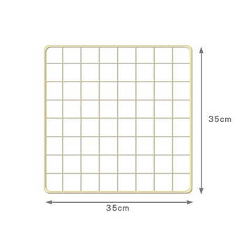 鐵網片黃35x35cm需另外搭配卡扣 寵物圍欄 狗籠 貓籠 組合鐵網 鐵柵欄 櫃子 鐵架
