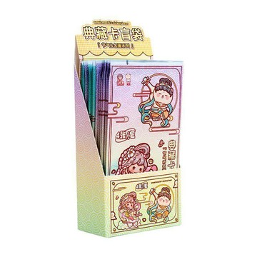 【臺灣-出貨】小麻薯典藏卡盲袋二十四節氣名畫可愛人物紀念卡片典藏卡牌5DKF