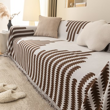 北歐簡約四季通用沙發蓋布雪尼爾一片式防貓抓沙發巾沙發套沙發墊【雲木雜貨】