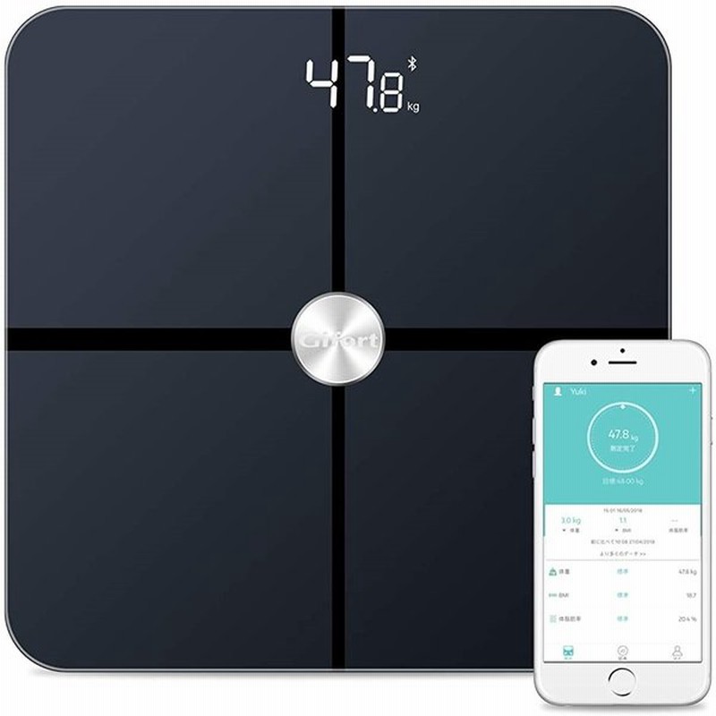 体重計 体組成計 スマホ連動 高精度iphone Androidアプリで管理 Ito技術 体重など多項指標 強化ガラス採用 ブラック 通販 Lineポイント最大0 5 Get Lineショッピング
