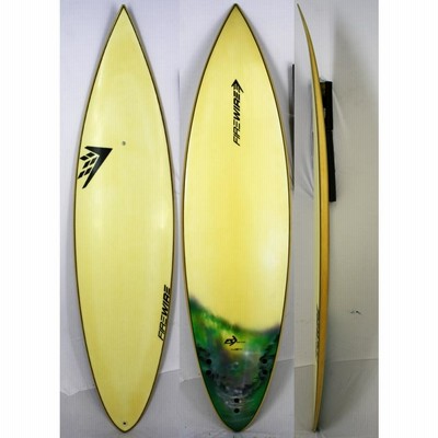 【中古】 FIREWIRE （ ファイヤーワイヤー ） Flexfireモデル サーフボード [CLEAR] 6'6" ショートボード