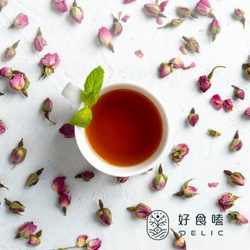 【Delic好食嗑】頂級歐洲粉紅玫瑰花苞茶立體茶包組-1盒(10入) 通過SGS驗證