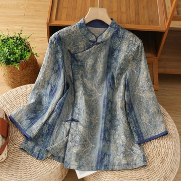 ＊ORead＊民族風高端棉麻上衣(圖片色M~2XL)