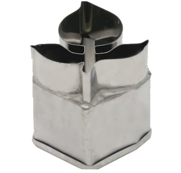 菜模 桃 細葉 NO.55 (5.6 x 4.2 x 4.1cm) - 精緻料理造型  1個