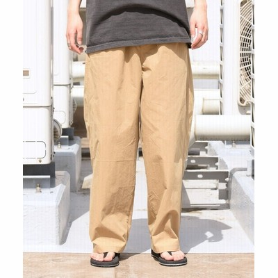 シップス Macober セットアップ対応 コットン ナイロン ワイド ストレート シェフパンツ メンズ キャメル Small Ships 通販 Lineポイント最大get Lineショッピング