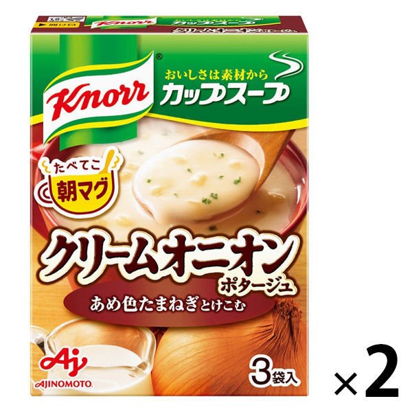 味の素クノール　カップスープ　クリームオニオン　3食入　1セット（2箱）　味の素