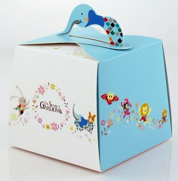 【零售量】秘密花園-蛋糕盒４ 號 / 梯型 /50個