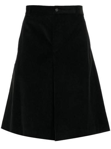 Comme Des Garçons Homme Plus - cropped corduroy trousers - men - Cotton - M - Black