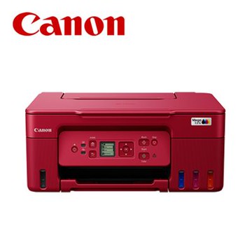 【Canon】PIXMA G3770 紅色 原廠連續供墨複合機