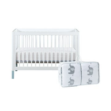 Levana mini color三合一嬰兒成長床尊寵組合(床架+床墊+寢具組)-多款可選