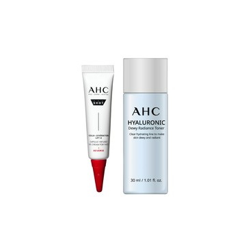 【AHC】雙波眼霜10ml+機能水30ml(點數兌換用)