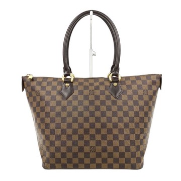 louis vuitton棕色格紋帆布托特包