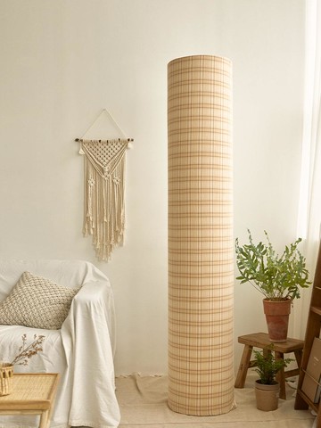 Checkered Yarn-Dyed Stand Wind Air Conditioner Cover (2 Colors, 5 Sizes)