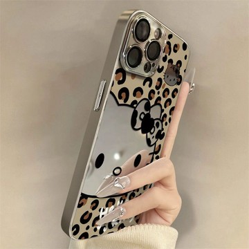隔日到貨 iphone手機殼/豹紋Kitty/適用於蘋果17promax 16Pro 15plus 14 13 12 1