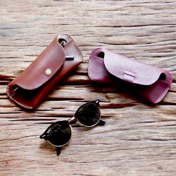 HANDIIN｜質感手作日本植鞣牛革眼鏡盒