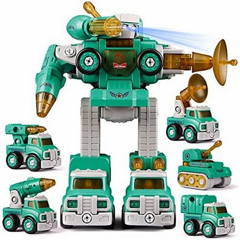 Erchaoxiおもちゃ45 6 78歳男の子ロボットおもちゃ男の子5建設車が大きなロボットに変身おもちゃ車のプレイセット建物のおもちゃ誕生日子供の 通販 Lineポイント最大0 5 Get Lineショッピング