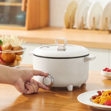 電煮鍋多功能家用煎炒蒸煮電炒鍋宿舍鍋煮飯泡面電火鍋電熱鍋【宜家良品百貨】