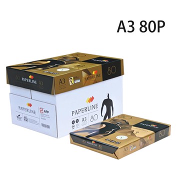 【史代新文具】PAPERLINE金牌 80P A3 影印紙/多功能紙 (5包/箱)