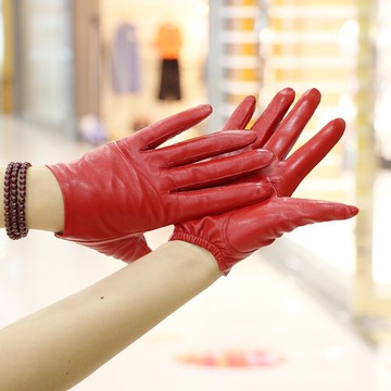 現貨+預購 真皮手套保暖手套-羊皮超薄簡約短款女手套8款74by47【獨家進口】【米蘭精品】