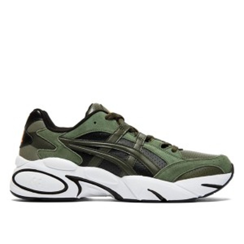 asics tiger olive