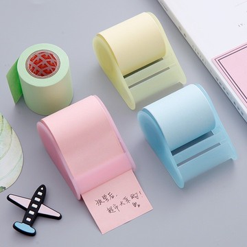 少女心便利貼文具可撕便條滾筒便簽可愛創意韓國卷式小條學生便利簽自粘標簽撕便簽紙粘性強索引貼記事貼