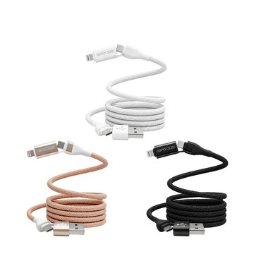 iBridge 100W四合一磁吸編織線