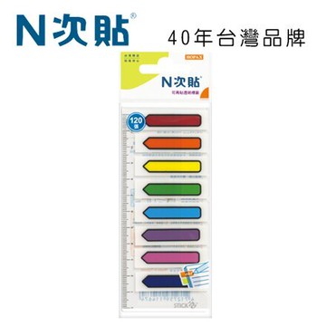 N次貼 66511 透明螢光可再貼標籤【APP滿額下單10%點數(單一帳號最高5000點)】1/31止