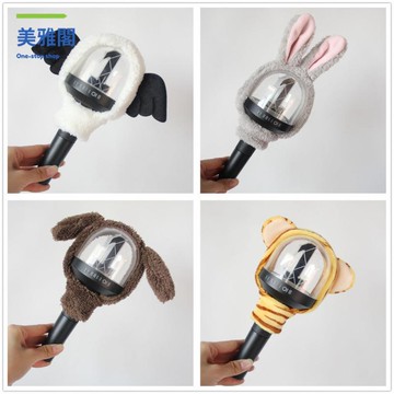 韓國WANNA ONE周邊HOT應援燈樸寶劍應援棒套毛絨套子保護套子通用myg7301