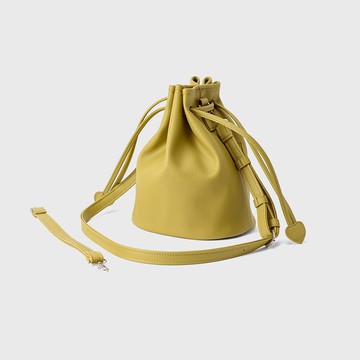 糖果系束口大水桶包 手提肩背兩用可替換 Wasabi  / 芥末綠