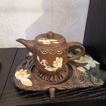 手工製作-花壺系列-荷塘茶具套組