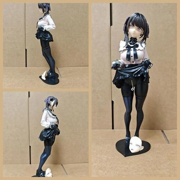 E哥❤現貨動漫手辦 制服黑川美羽 1/6 二次元美少女 站姿模型擺件機箱預售