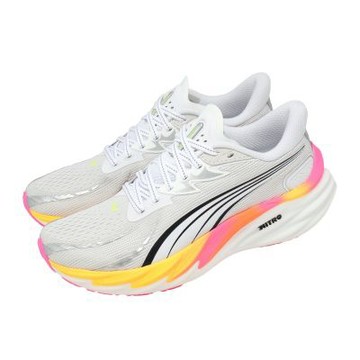 Puma 慢跑鞋 Velocity Nitro 4 Wns 女鞋 白 回彈 氮氣中底 311141-18