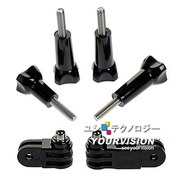 GoPro 副廠配件 GoPro 副廠 萬用側向固定座 連接座(含長短螺絲)