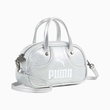 PUMA PUMA 側背包 1976 LUSTRE MICRO 銀 復古 手提包 迷你小包 09286201