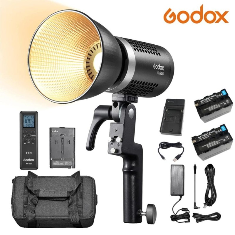 正規代理店品 Godox ML60bi リモコン バッテリー2個 ＋充電器付き