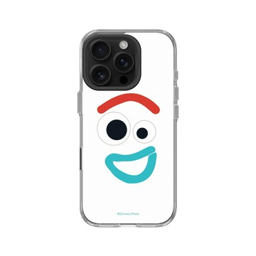 iPhone 16 Pro Clear Case（相機按鈕） 透明 - 迪士尼-玩具總動員 Toy Story - Forky