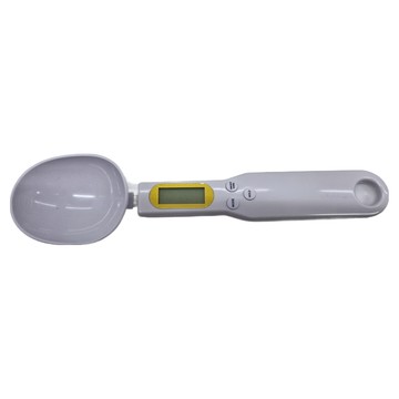 迷你電子食品配料勺子秤 LED顯示 單位切換 精準測重  500g  白色