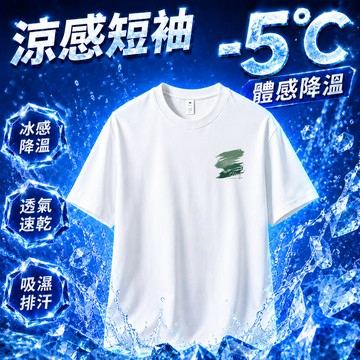 【高品質！隔日到貨】涼感衣 夏季短袖 250g純棉重磅上衣 大尺碼寬鬆t恤 oversize 衣服 圓領落肩短TEE