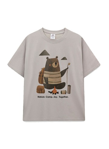 「Nature. Camp. Joy. Together.」★ 與小夥伴一起去露營棉T