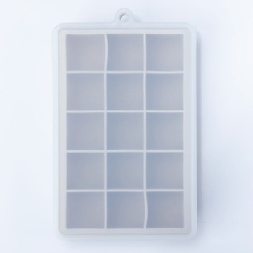 矽膠製冰盒 方格15格 附蓋 MO NITORI宜得利家居