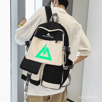 ✨免運✨三角洲 駭爪威龍三角洲行動遊戲週邊初高中小學生書包男女大容量雙肩背包 LIQM