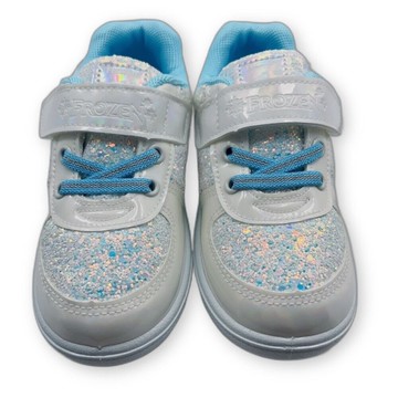 出清款~不退換 MIT冰雪奇緣休閒鞋-白紫