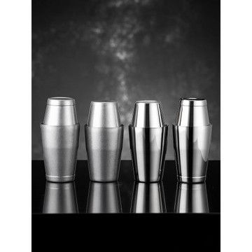 304不銹鋼女調酒師調酒器迷你小號波士頓砂光二段式雪克壺shaker