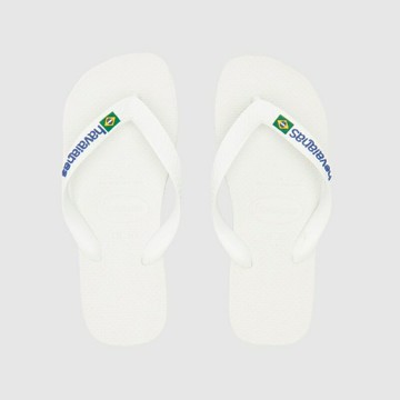 havaianas 哈瓦士 巴西人字拖 男款 Brasil logo 白色夾心 涼鞋 拖鞋 夾腳拖 海灘鞋＊夏日微風＊