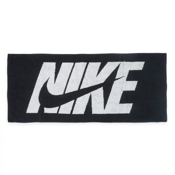 NIKE Jacquard 運動毛巾 3385010MD 100%棉 80x35cm 黑x白【iSport愛運動】