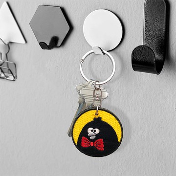 JzFun / 奧樂雞 刺繡吊飾鑰匙圈(原來是隻雞)