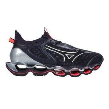 MIZUNO WAVE PROPHECY 14 男慢跑鞋-運動 路跑 美津濃 J1GC255182 丈青黑銀粉